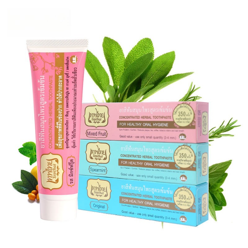 Teeth Whitening Thailand - Tepthai Thai Traditional Concentrated Herbal Toothpaste