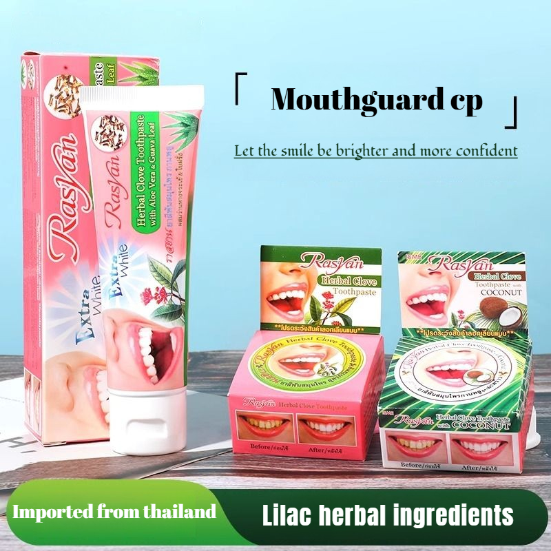Teeth Whitening Thailand - Thai Rasyan Herbal Whitening Toothpaste for