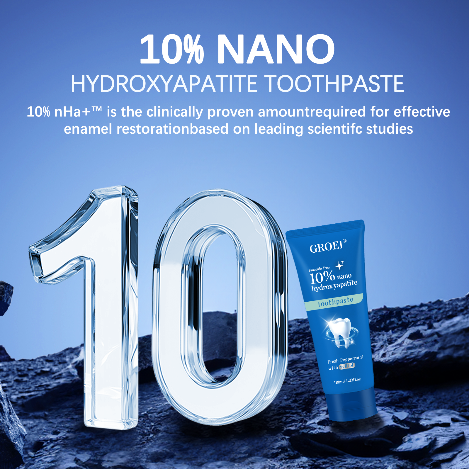 Hydroxyapatite Toothpaste Refr - Teeth Whitening Thailand 리뷰 및 가격