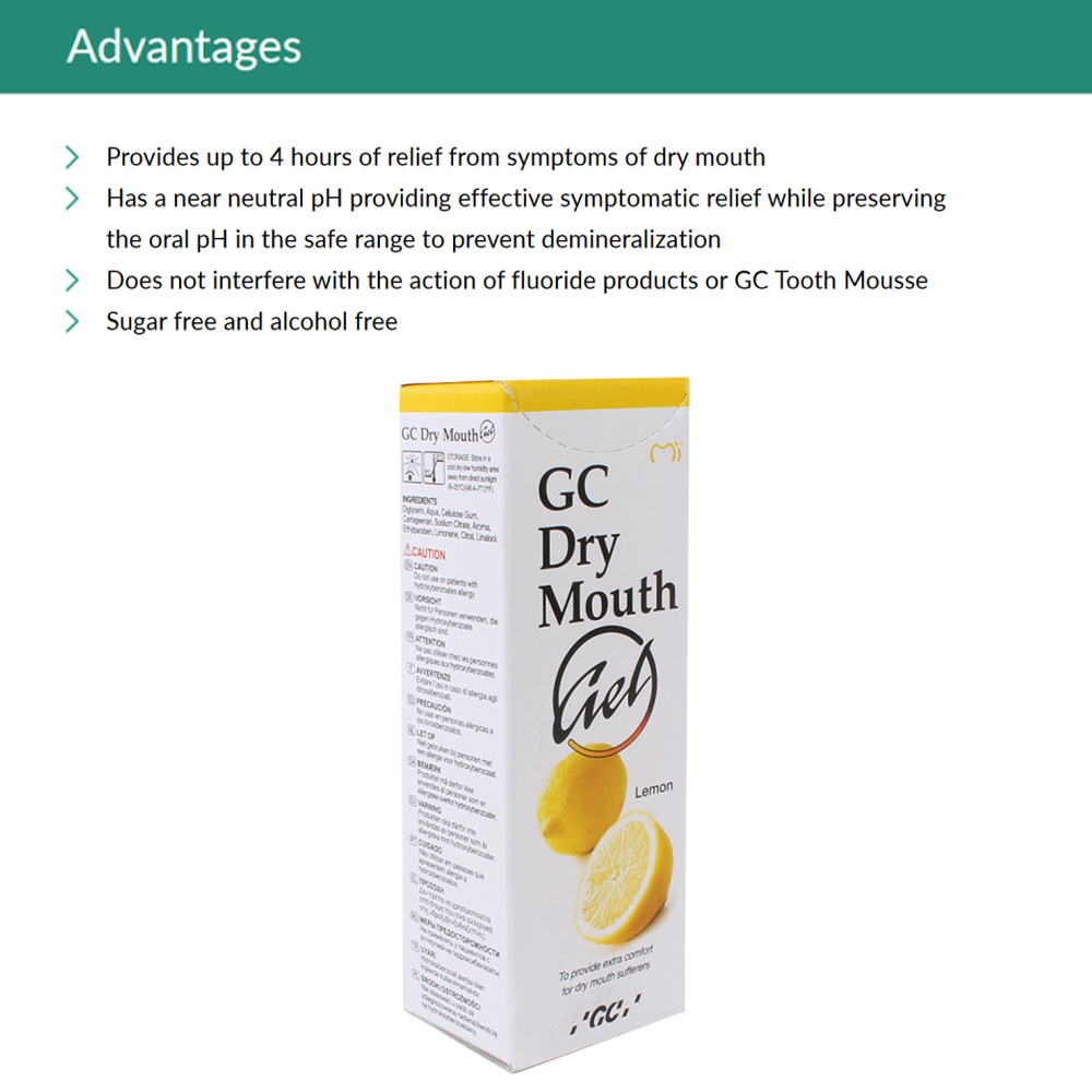 Dry Mouth Relief Gel Treatment - Teeth Whitening Japan 리뷰 및 가격