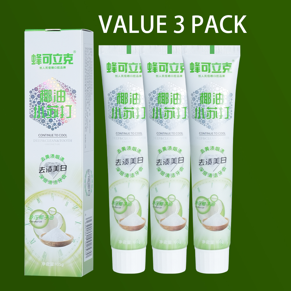 Coconut Oil Toothpaste with Ba - Teeth Whitening Thailand 리뷰 및 가격
