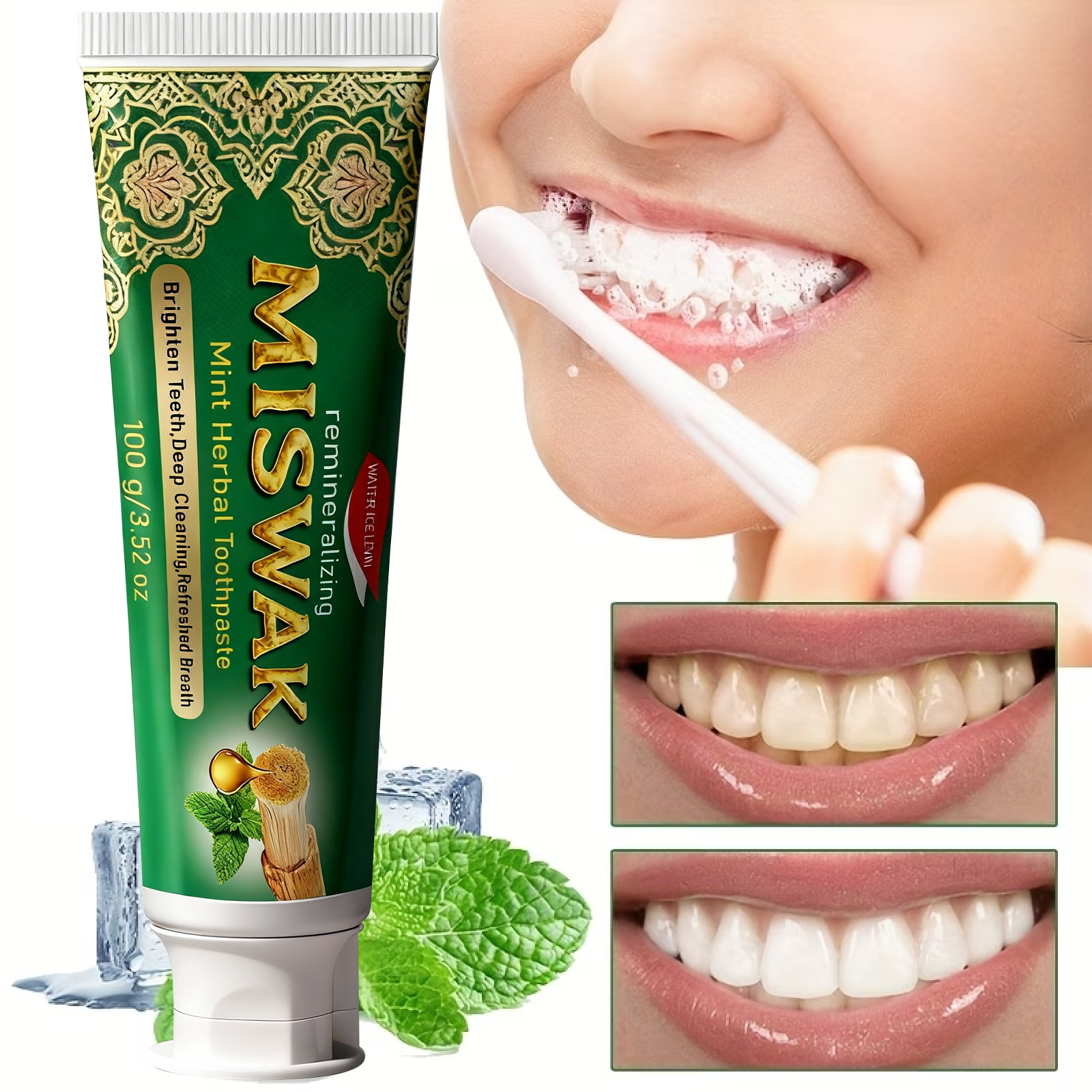 Miswak Remineralizing Mint Her - Teeth Whitening Thailand 리뷰 및 가격