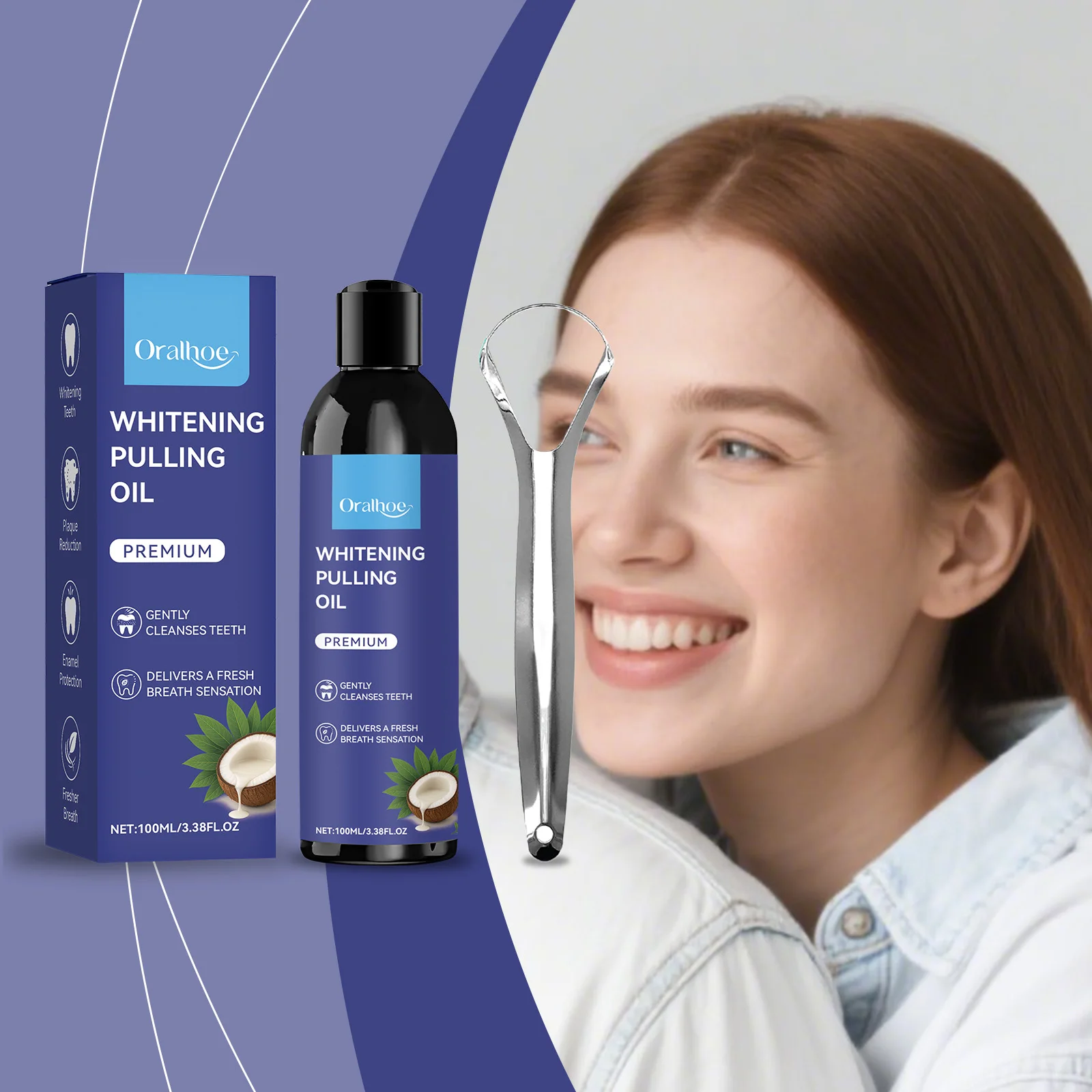 Coconut Pulling Oil With Tongu - Teeth Whitening Oil Pulling 리뷰 및 가격