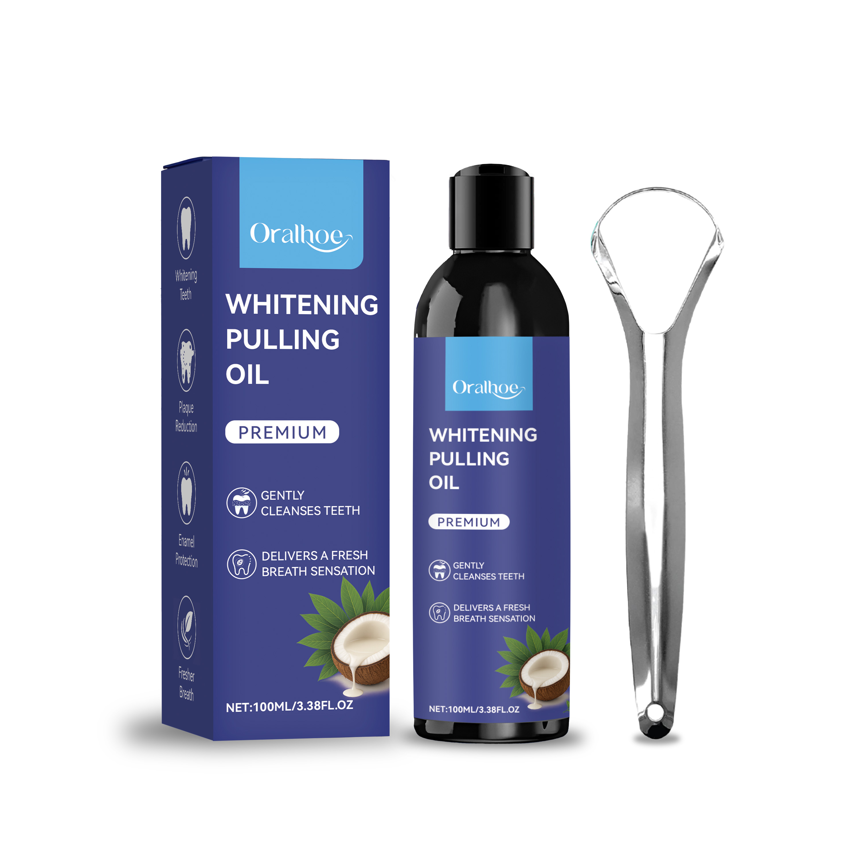Coconut Pulling Oil With Tongu - Teeth Whitening Oil Pulling 리뷰 및 가격