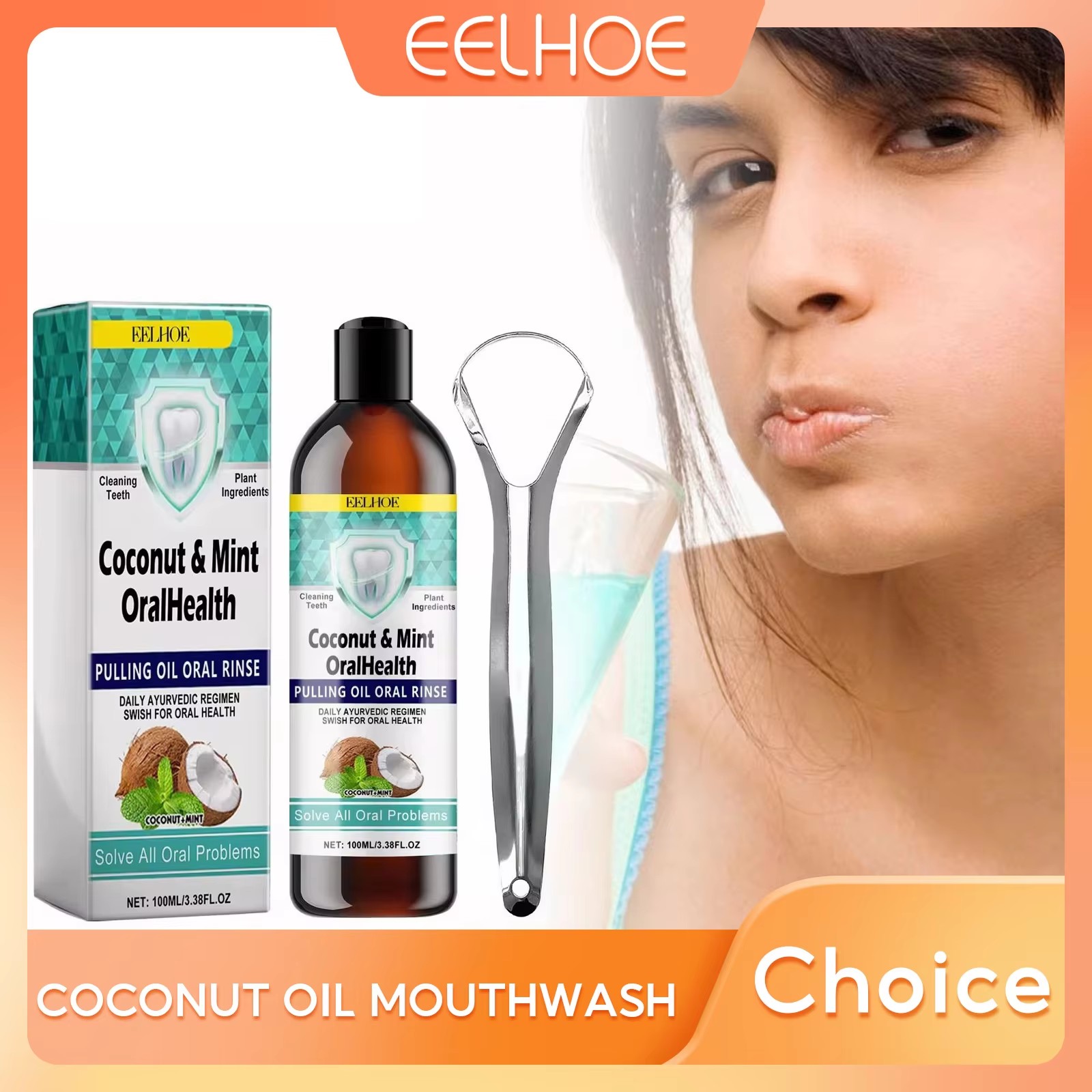 EELHOE Mint Coconut Oil Pullin - Teeth Whitening Oil Pulling 리뷰 및 가격