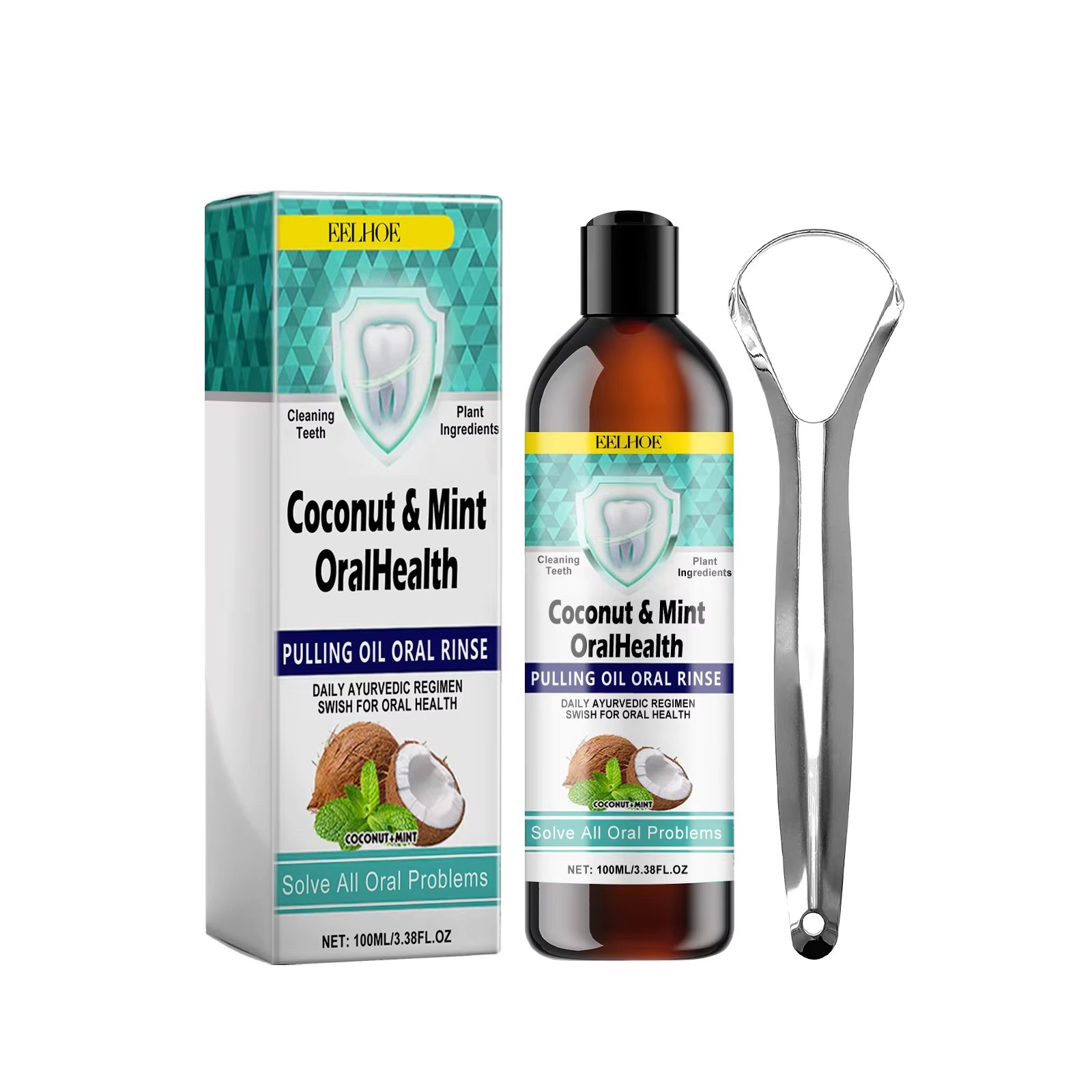 EELHOE Mint Coconut Oil Pullin - Teeth Whitening Oil Pulling 리뷰 및 가격