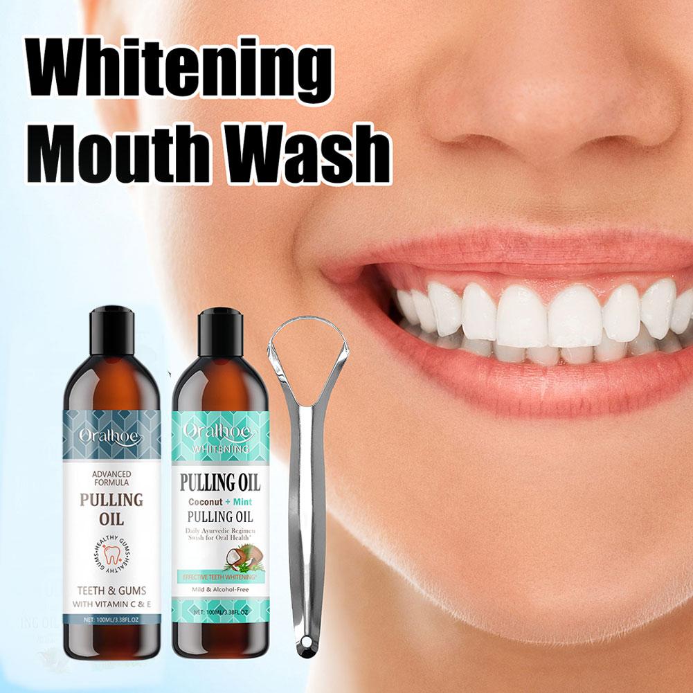 Coconut Mint Pulling Oil Mouth - Teeth Whitening Oil Pulling 리뷰 및 가격