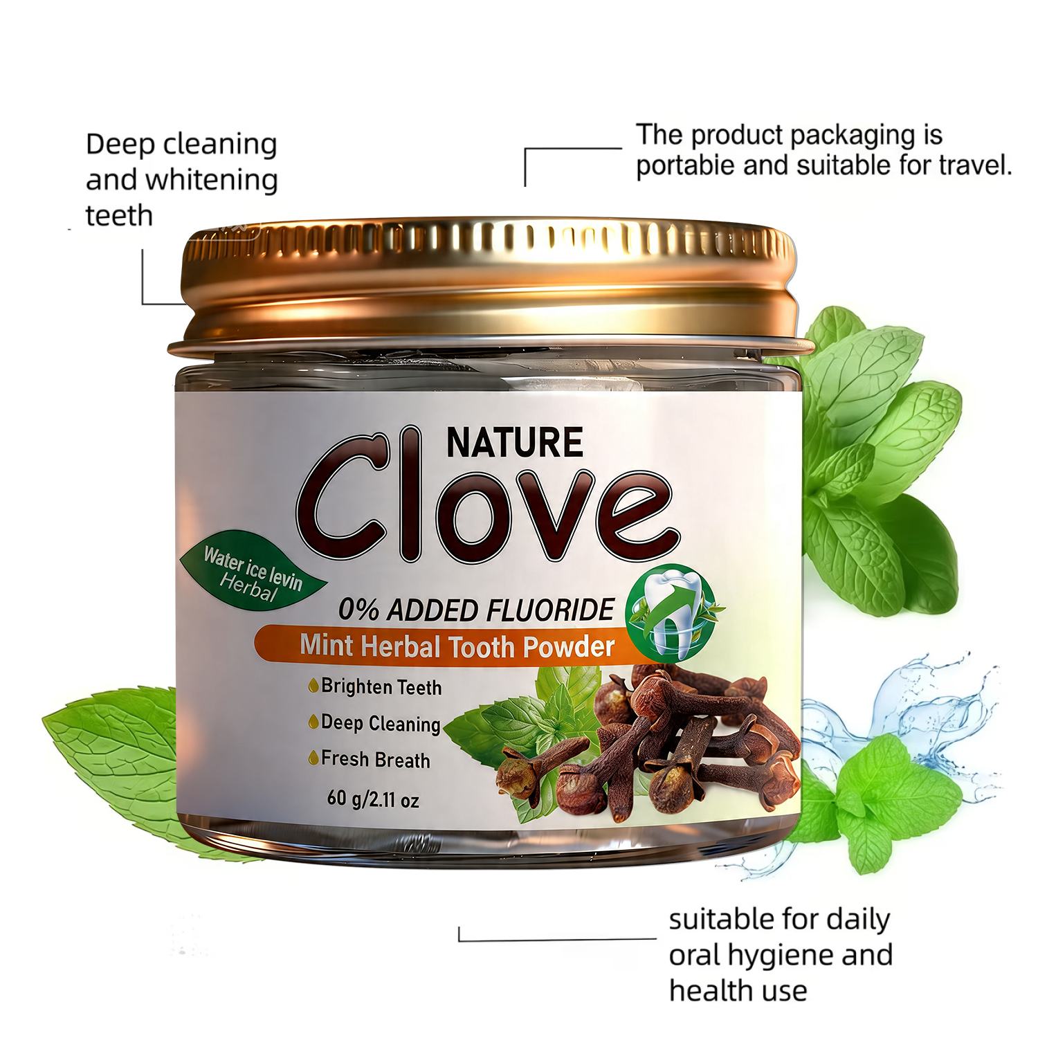 Fluoride Free Clove Mint Tooth - Teeth Whitening Thailand 리뷰 및 가격